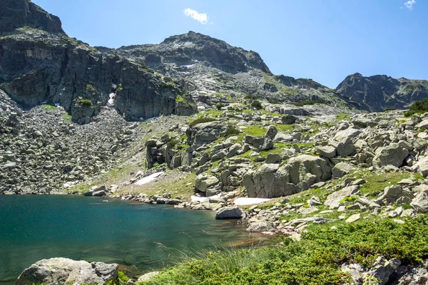 Increíble Paisaje Montaña Rila Cerca Del Lago Scary Bulgaria —  Fotos de Stock