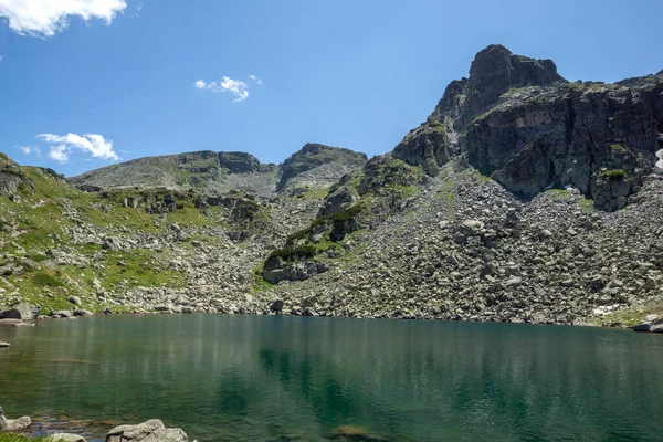 Fantastiska Landskap Rilabergen Nära Skrämmande Sjön Bulgarien — Stockfoto