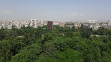 Bulgaristan 'ın Sofya kentindeki South Park' ın şaşırtıcı hava manzarası