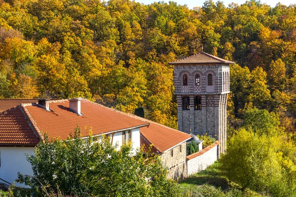 Autumn View Medieval Tsarnogorski Gigintsi Monastery Kozma Damyan Pernik Region — Stock Photo, Image
