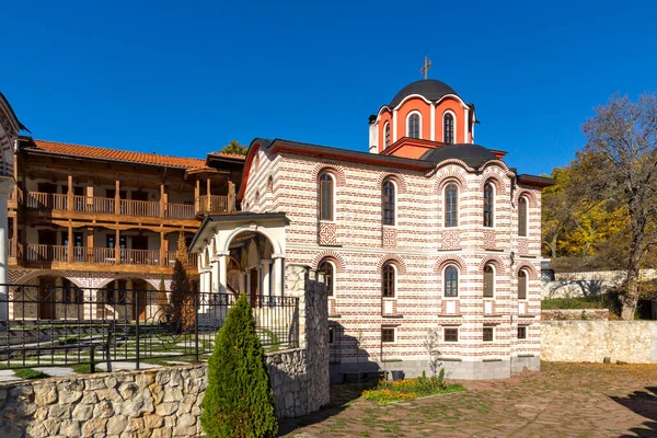 Herbst Ansicht Des Mittelalterlichen Tsarnogorski Gigintsi Kloster Kozma Und Damyan — Stockfoto