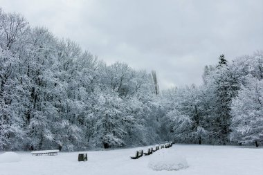 Bulgaristan 'ın Sofya kentindeki South Park manzarası şaşırtıcı.