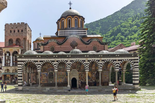 Rila Monastery Bulgaria June 2021 Orthodox Monastery Saint Ivan John — Stock Photo, Image