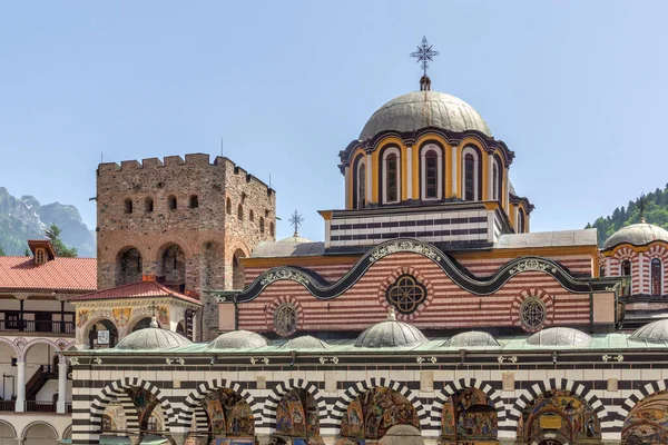 Rila Monastery Bulgária Junho 2021 Mosteiro Ortodoxo São João Rila — Fotografia de Stock