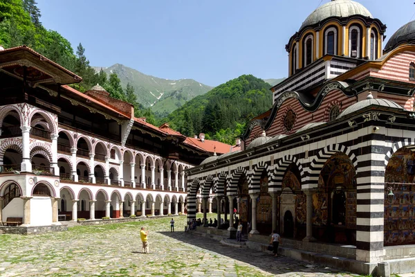 Rila Monastery Bulgaria June 2021 Orthodox Monastery Saint Ivan John — Stock Photo, Image