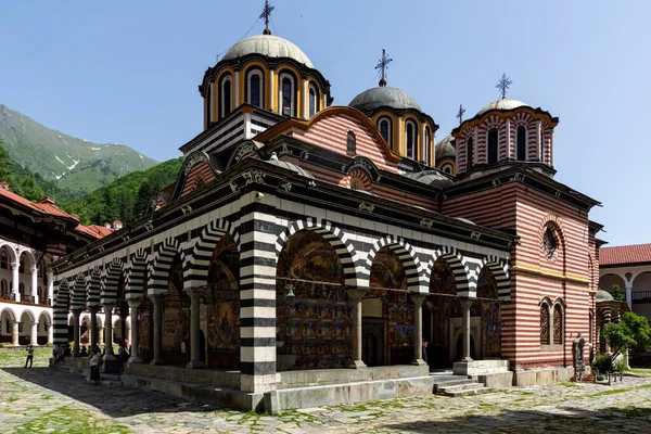 Rila Monastery Bulgaria June 2021 Orthodox Monastery Saint Ivan John — Stock Photo, Image