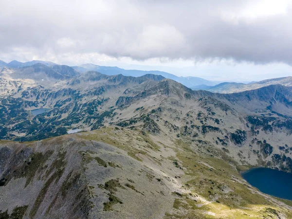 Incroyable Vue Aérienne Montagne Pirin Près Vihren Peak Bulgarie — Photo