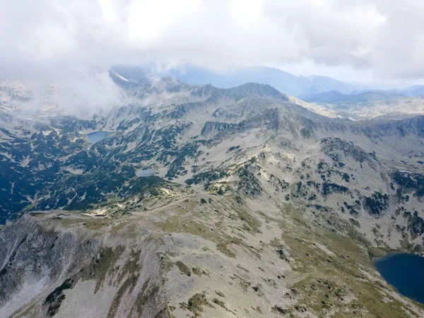 Καταπληκτική Αεροφωτογραφία Του Βουνού Πιρίν Κοντά Στο Vihren Peak Βουλγαρία — Φωτογραφία Αρχείου