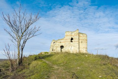 Bulgaristan 'ın Haskovo Bölgesi Matochina köyü yakınlarındaki Ortaçağ Bukelon Kalesi kalıntıları