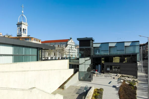 Plovdiv Bulgaria January 2022 View Bishop Basilica Philippopolis City Plovdiv — 图库照片