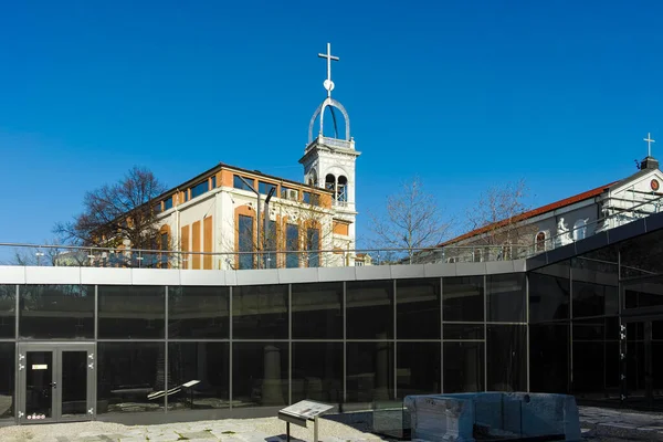 Plovdiv Bulgaria Enero 2022 Vista Exterior Del Obispo Basílica Filipópolis — Foto de Stock