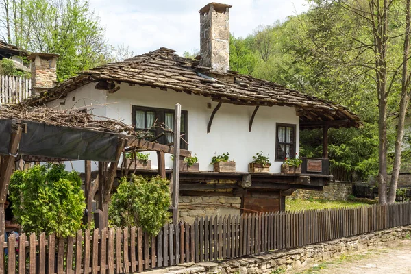 Bozhentsi Bulgaria May 2021 Typical Street Old Houses Historical Village — Stock Photo, Image