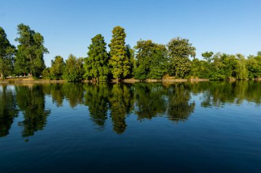 BUCHAREST, ROMANIA - 17 Ağustos 2021: Romanya 'nın Bükreş kentindeki Dimitrie Gusti Ulusal Köy Müzesi