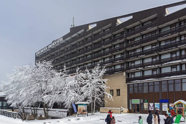 Borovets Bulgaria Enero 2022 Vista Invierno Estación Esquí Borovets Montaña — Foto de Stock