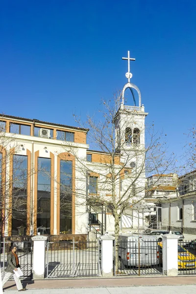Plovdiv Bulgária Janeiro 2022 Catedral Católica Romana São Luís Cidade — Fotografia de Stock