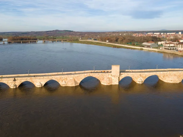 Veduta Aerea Del Xvi Secolo Mustafa Pasha Bridge Ponte Vecchio — Foto Stock