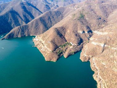 Vacha (Antonivanovtsi) Reservoir, Rodop Dağları, Filibe Bölgesi, Bulgaristan