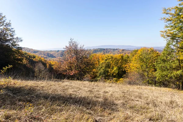 Amazing Autumn Landscape Erul Mountain Golemi Peak Pernik Region Bulgaria — Stock Photo, Image