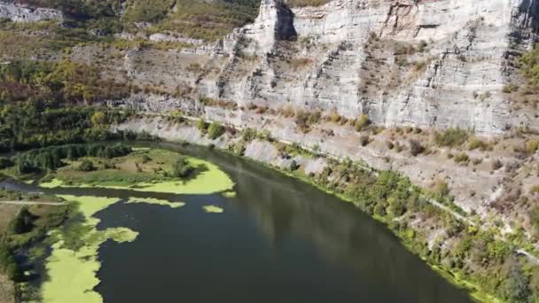 Luftaufnahme Der Iskar Schlucht Balkan Gebirge Region Sofia Bulgarien — Stockvideo
