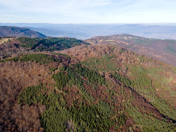 Luchtfoto Van Osogovo Mountain Kyustendil Regio Bulgarije — Stockfoto
