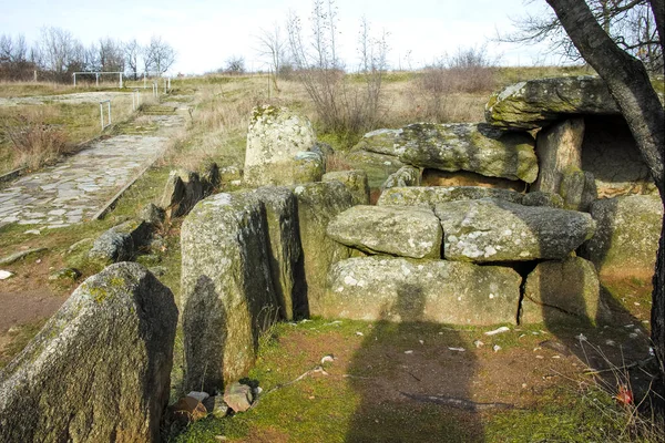 Ancient Thracian Dolmen Nachevi Chairi Nachovi Chairi Village Hlyabovo Haskovo — Stok fotoğraf