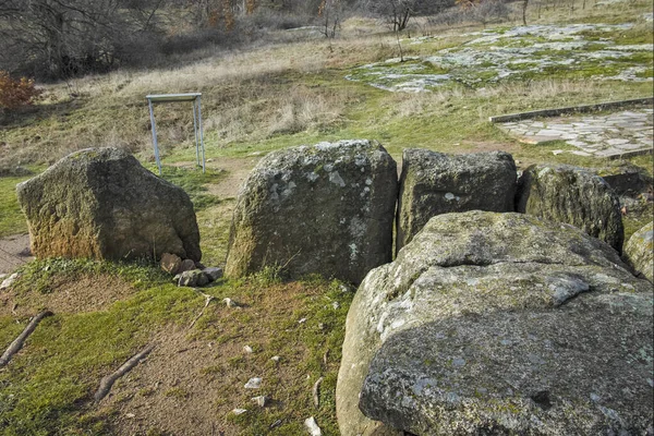 Ancient Thracian Dolmen Nachevi Chairi Nachovi Chairi Village Hlyabovo Haskovo — Stock fotografie