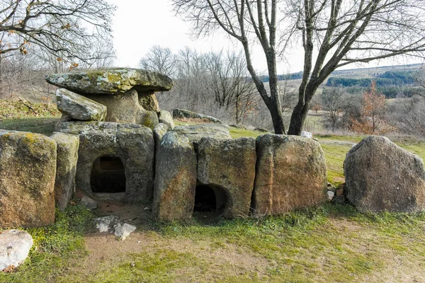 Ancient Thracian Dolmen Nachevi Chairi Nachovi Chairi Village Hlyabovo Haskovo — Photo