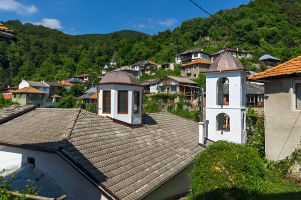 Vesnice Delchevo Autentickými Domy Devatenáctého Století Blagoevgrad Region Bulharsko — Stock fotografie