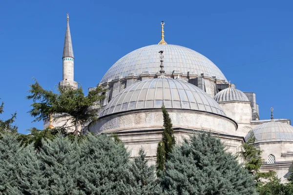 Istanbul Turquía Julio 2019 Construcción Mezquita Suleymaniye Mezquita Imperial Otomana — Foto de Stock