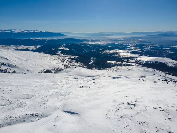 Αεροφωτογραφία Του Βουνού Vitosha Κοντά Στην Κορυφή Cherni Vrah Περιφέρεια — Φωτογραφία Αρχείου