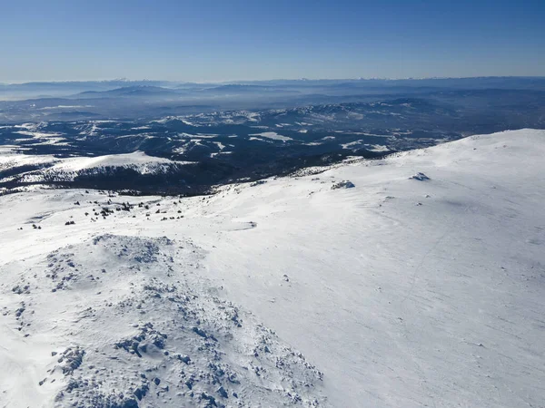 Αεροφωτογραφία Του Βουνού Vitosha Κοντά Στην Κορυφή Cherni Vrah Περιφέρεια — Φωτογραφία Αρχείου