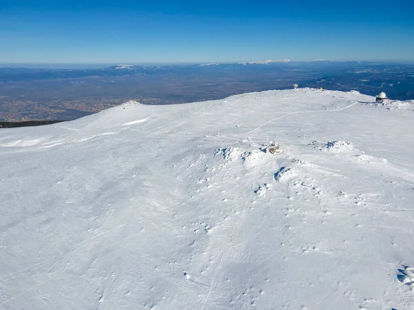 Αεροφωτογραφία Του Βουνού Vitosha Κοντά Στην Κορυφή Cherni Vrah Περιφέρεια — Φωτογραφία Αρχείου