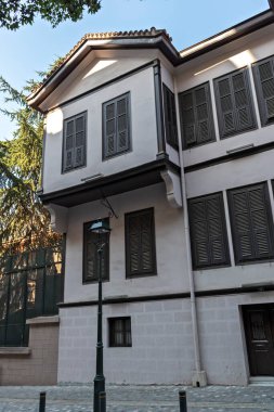 Selanik, Yunanistan - 22 Eylül 2019: Mustafa Kemal Atatürk Müzesi Orta Makedonya, Yunanistan