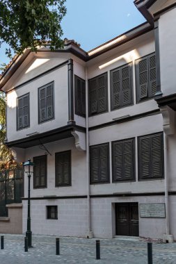 Selanik, Yunanistan - 22 Eylül 2019: Mustafa Kemal Atatürk Müzesi Orta Makedonya, Yunanistan