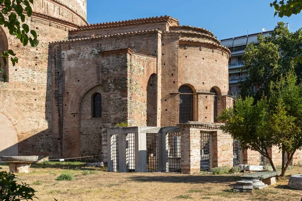 希腊塞萨洛尼基 2019年9月22日 希腊中马其顿塞萨洛尼基市中心的罗通达罗马圣殿 — 图库照片