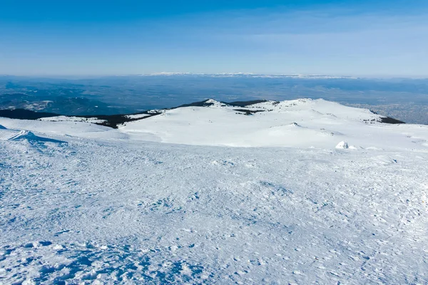 Χειμερινή Άποψη Του Βουνού Vitosha Κοντά Στην Κορυφή Cherni Vrah — Φωτογραφία Αρχείου