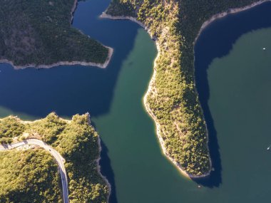 Vacha (Antonivanovtsi) Reservoir, Rodop Dağları, Filibe Bölgesi, Bulgaristan
