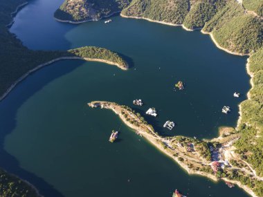 Vacha (Antonivanovtsi) Reservoir, Rodop Dağları, Filibe Bölgesi, Bulgaristan