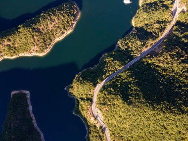 Vacha (Antonivanovtsi) Reservoir, Rodop Dağları, Filibe Bölgesi, Bulgaristan