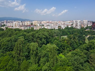 Bulgaristan 'ın Sofya kentindeki South Park' ın şaşırtıcı hava manzarası