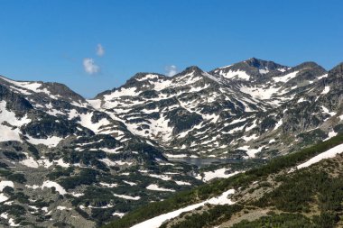 Bulgaristan 'ın Popovo Gölü yakınlarındaki Pirin Dağı' nın İnanılmaz Yaz Manzarası