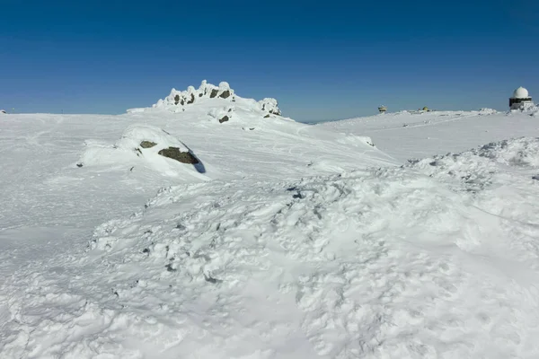 Χειμερινή Άποψη Του Βουνού Vitosha Κοντά Στην Κορυφή Cherni Vrah — Φωτογραφία Αρχείου