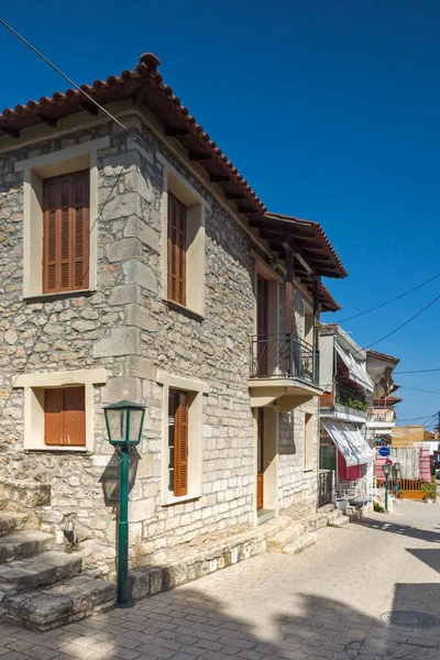 Afytos Kassandra Grekland Juni 2014 Gamla Hus Den Historiska Staden — Stockfoto