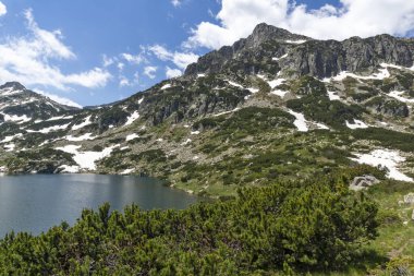 Bulgaristan 'ın Popovo Gölü yakınlarındaki Pirin Dağı' nın İnanılmaz Yaz Manzarası