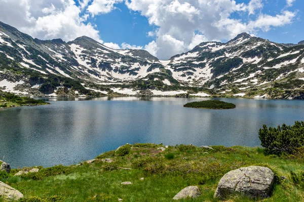 Paisagem Verão Incrível Montanha Pirin Perto Lago Popovo Bulgária — Fotografia de Stock