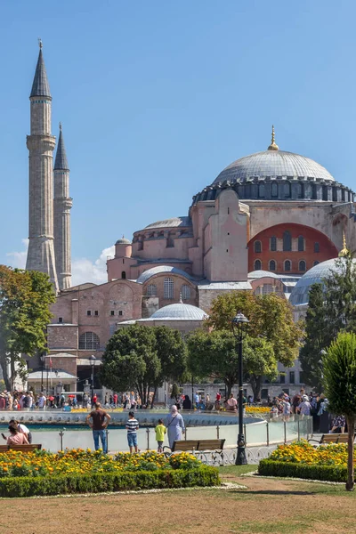 Istanbul Turquia Julho 2019 Panorama Incrível Praça Sultanahmet Cidade Istambul — Fotografia de Stock