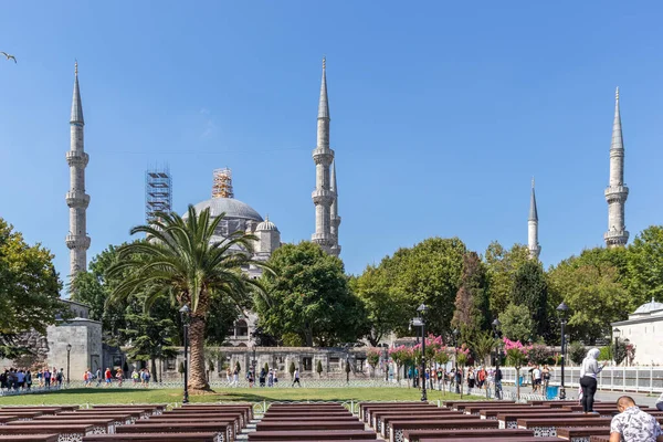 Istanbul Turkey Juli 2019 Amazing Panorama Sultanahmet Square Istanbul Turkije — Stockfoto