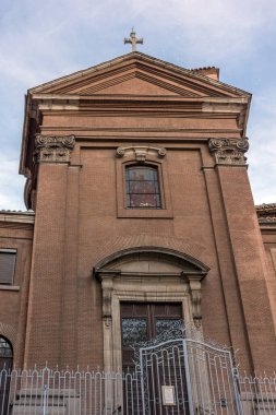 Madrid, İspanya - 23 Ocak 2018: Yapı Parroquia San Marcos şehir Madrid, İspanya