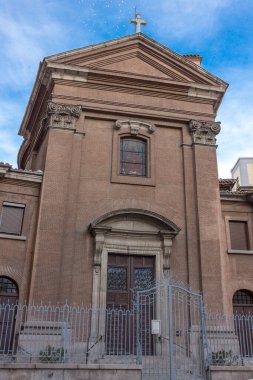 Madrid, İspanya - 23 Ocak 2018: Yapı Parroquia San Marcos şehir Madrid, İspanya