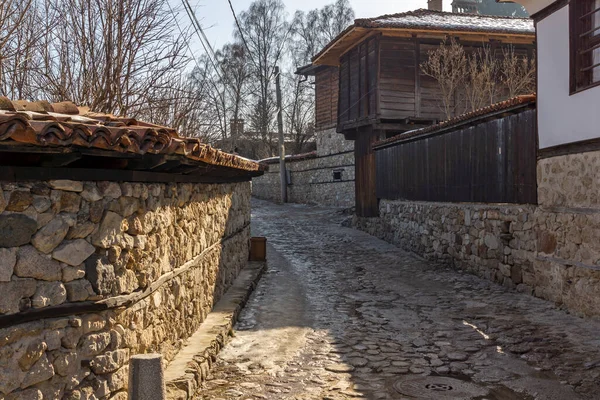 Koprivshtitsa Bulgaria January 2020 전형적 거리와 불가리아의 소피아 역사적 마을에 — 스톡 사진